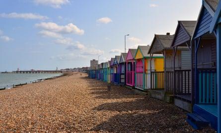 Beach huts at Herne Bay