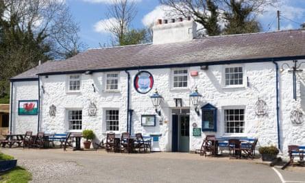 The historic Ship Inn in Red Wharf Bay, Anglesey, Wales, UK.