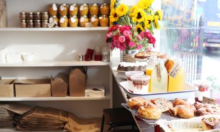 Honey and Co on Warren Street, a cafe-restaurant featured in our top 10 budget restaurants and cafes in central London.