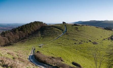 Footpath near Beacon Hill near South Harting