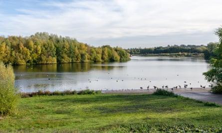 Forge Mill Lake local nature reserve in Sandwell