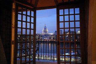 THE SWAN AT THE GLOBE    Modern British food on the River Thames  There's no lovelier place to eat before a performance...