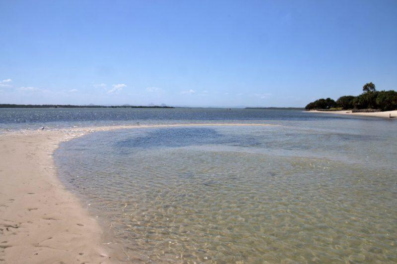 bassa marea a Bribie Island