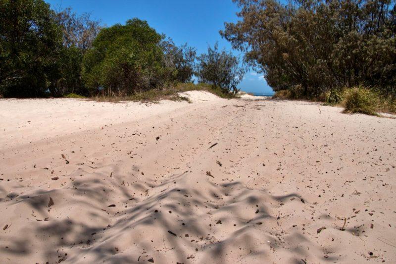 strade sabbiose a Bribie Island