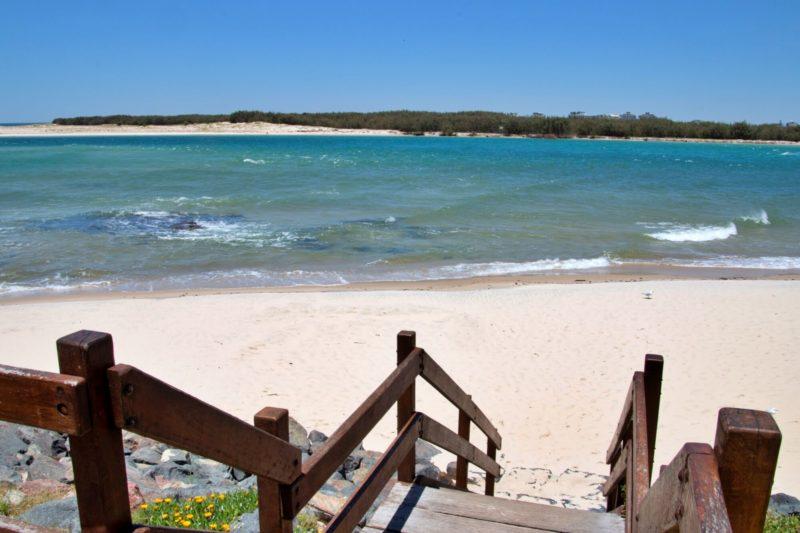 particolare di spiaggia a Sunshine Coast